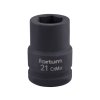 Klíč nástrčný rázový, 3/4“, 21mm, L 52mm, CrMoV, FORTUM