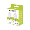 LED žárovka Candle eko sada 2x5W E14 C37 WW REL 34 RETLUX