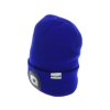 RLB 102 Svítící čepice nabíjecí modrá RETLUX
