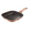 BERLINGERHAUS Pánev grilovací s mramorovým povrchem 28 cm Rosegold Metallic Line BH-1521