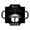 MASTERPRO Hrnec s poklicí nerez FOODIES 16 cm 1,8 litru BGMP-1504-BK