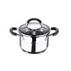 MASTERPRO Hrnec s poklicí nerez FOODIES 16 cm 1,8 litru BGMP-1504-BK