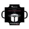 MASTERPRO Hrnec s poklicí nerez FOODIES 20 cm 4 litry BGMP-1505-BK
