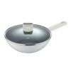 BERGNER Pánev WOK s poklicí s nepřilnavým povrchem LINES 28 cm BG-57098-GY