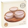 EXCELLENT Servírovací misky s kulatým podnosem sada 4 ks KO-278000750