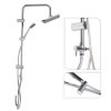 EXCELLENT Sprchový set bez baterie na stěnu DÉŠŤ chrom KO-CF6000010