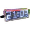Digitální hodiny LED matrix s teploměrem - modré, STAVEBNICE