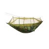 Houpací síť - hamaka s moskytiérou, 210×120 cm, 200 kg, maskáčová