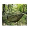 Houpací síť - hamaka s moskytiérou, 210×120 cm, 200 kg, maskáčová