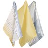 KELA Utěrka na nádobí PASADO sada 3 ks žlutá  65 x 45 cm KL-15975