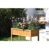 Záhon vyvýšený 89x33x76cm, dřevo, s policí