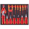Sada VDE kleští a šroubováků v pěnové výplni, 16 ks - AH2409