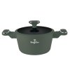 BERLINGERHAUS Kastrol s titanovým povrchem a poklicí 20 cm Matte Green Collection BH-8200