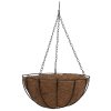 Závěsný kokosový květináč 25x25x12cm