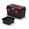 Kufr na nářadí HEAVY černý 585x360x337mm s vkladem