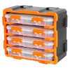 Plastový organizér, 4 uzavíratelné boxy - TC320670