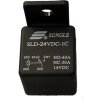 Relé auto Songle SLD-24VDC 24V/40A 28x28x25mm s třmínkem