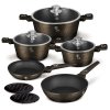 BERLINGERHAUS Sada nádobí s titanovým povrchem 10 ks Primal Gloss Collection BH-8243