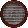 Větrací mřížka kruhová se síťovinou 110 hnědá