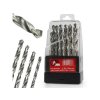 Sada univerzálních vrtáků na železo 1-10mm, 19ks CATA