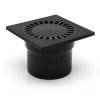 Podlahová vpusť spodní D 110 černá