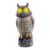Plašič ptáků Sova 43cm /svítící oči, otáčející se hlava/