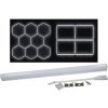 Modul 570mm, 230VAC/9W, bílá 4000K pro LED osvětlení HEXAGON