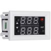 Časový spínač 0-999sec, 0-999min, 0-999hod se dvěma časy bílý