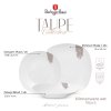 BERLINGERHAUS Jídelní sada talířů 18 ks Taupe Collection bílá-šedá BH-10202