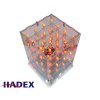 Světelná krychle LED 3D 4x4x4 dvoubarevná LED, STAVEBNICE