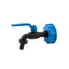 Sada pro kontejner na vodu IBC, kohoutek 3/4" s připojením IBCS60x6 pro hadice 5/8" a konektorem na rychlospojku