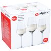 ALPINA Sklenice na víno 370 ml sada 6 ks ED-286430