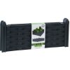 PROGARDEN Vyvýšený záhon 45 x 45 x 18 cm černý plast KO-R10000250