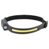 Čelovka Headlight H4034, LED+XPE, 200 lm, 1200 mAh, USB nabíjení, senzor pohybu
