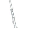 Žebřík hliníkový Drabest, 3x12 PRO, 3-dílný PROFI