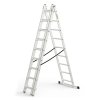 Žebřík hliníkový Drabest, 3x9, BASIC