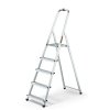 Schůdky hliníkové Drabest, 125kg, 5 stupňů, s háčkem