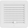 Větrací mřížka s rámečkem uzavíratelná 150x150 bílá