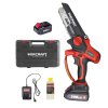 Aku řetězová pila mini Worcraft CHS-S20LiBPM, 1x2Ah, 1x4Ah, 20V