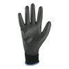 Povrstvené rukavice BRITA černé, v. 08"