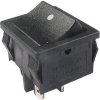 Tlačítko kolébkové MRS-211, OFF-(ON) 2pol.250V/6A černé