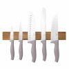 BERLINGERHAUS Sada nožů s magnetickým držákem z akátového dřeva 6 ks Taupe Collection BH-2946