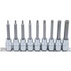 Sada hlavic s bity TORX, 1/2", 9 ks - B5177