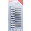Sada hlavic s bity TORX s otvorem 1/2", 9 ks - B5178