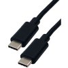Kabel USB 3.1 konektor USB-C / USB-C, 1,5m černý