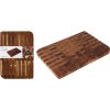 EXCELLENT HOUSEWARE Prkénko servírovací a krájecí teakové dřevo 40 x 28 x 20 cm KO-210001280