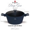 BERLINGERHAUS Kastrol s titanovým povrchem a poklicí 28 cm Deep Sea Collection BH-8378