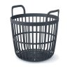 Koš s uchy ZOE BASCET antracit 36,4cm