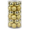 Baňky MagicHome, 30 ks, 6 cm, zlaté, na vánoční stromeček