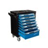 Dílenský vozík, 7 zásuvek, sada nářadí 258 ks - MAR-POL